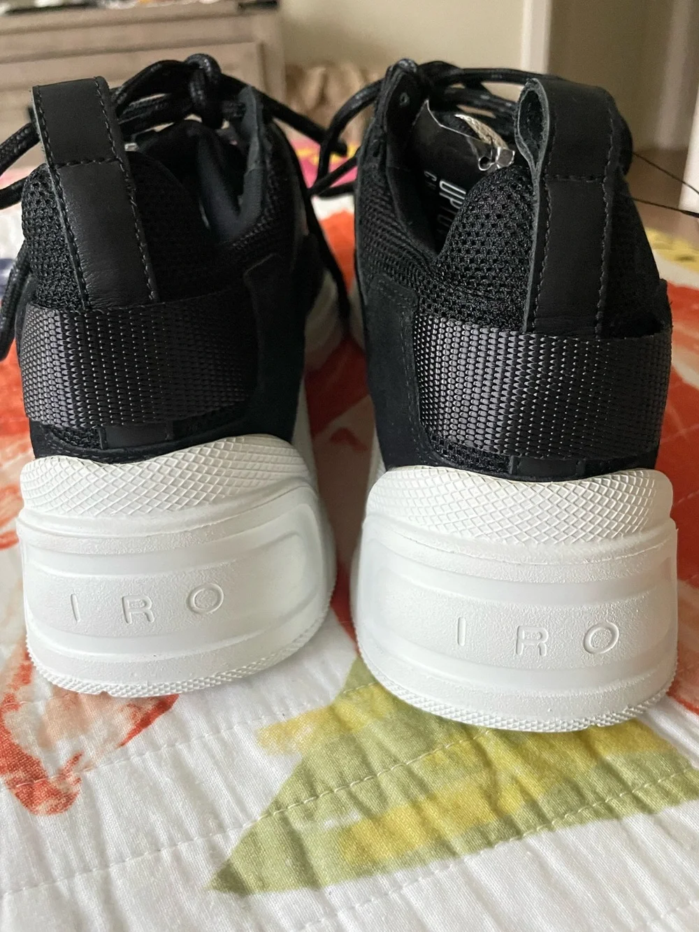 IRO Black and White Women's Athletic Sneakers. NWOT